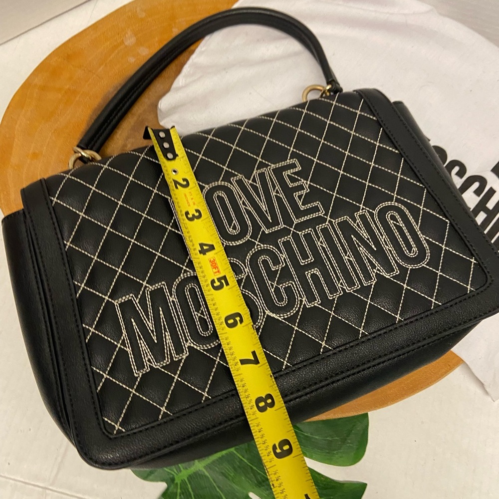 Love Moschino Quilted Shoulder Bag & DustBag - Picture 8 of 9